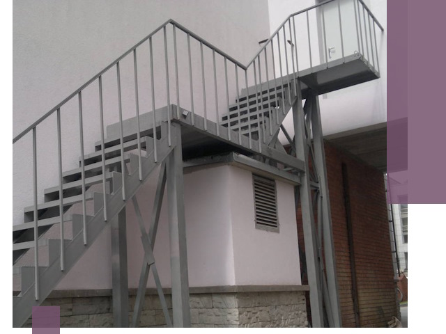 Монтаж пожарных лестниц под ключ в Ногинске с гарантией качества