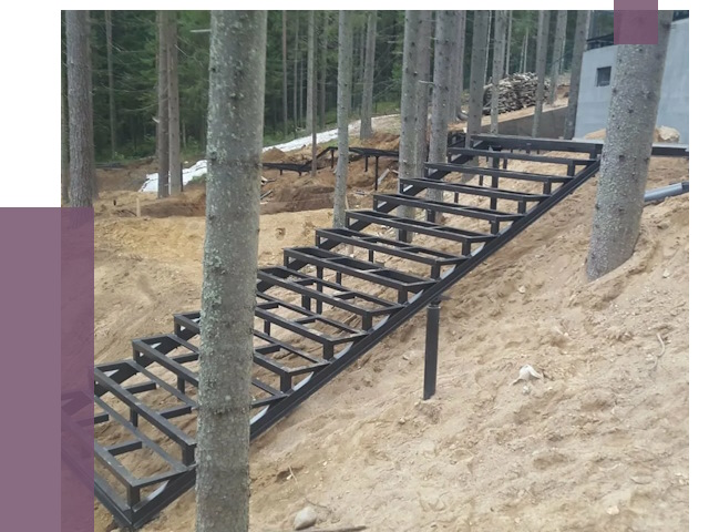 Монтаж металлических лестниц в Ногинске от 13424 руб. 