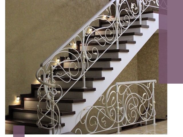 Кованые лестницы под ключ в Ногинске — изготовление и монтаж