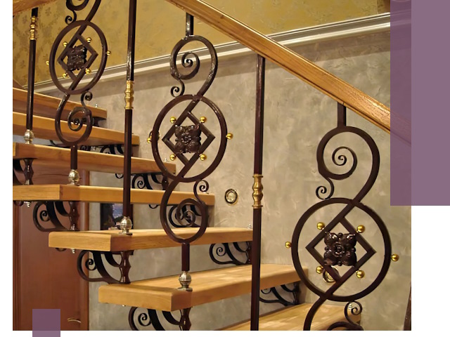 Изготовление кованых лестниц под ключ в Ногинске