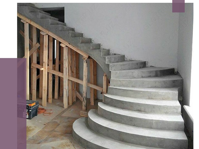 Изготовление бетонных лестниц под ключ в Ногинске от 19755 руб. | ПРОЛЁТ-Нгн