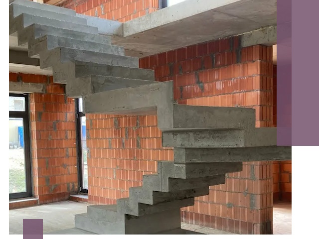 Изготовление бетонных лестниц под ключ в Ногинске