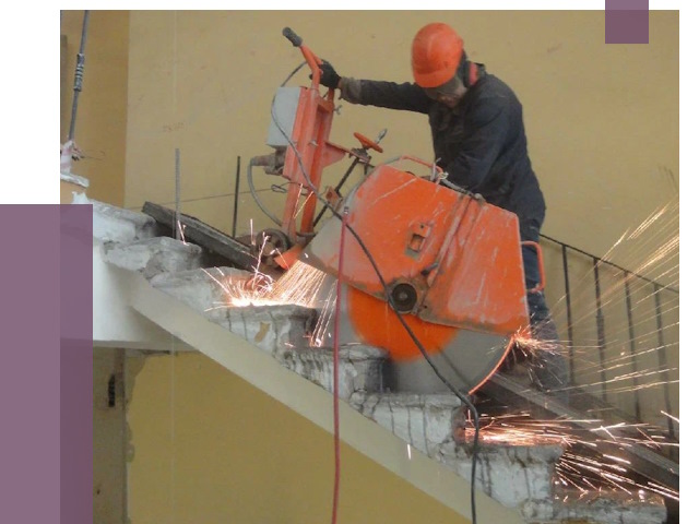 Демонтаж бетонных лестниц в Ногинске от 4559 руб. за м2 | ПРОЛЁТ-Нгн