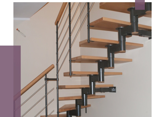 Изготовление модульных лестниц в Ногинске от 11397 руб. 