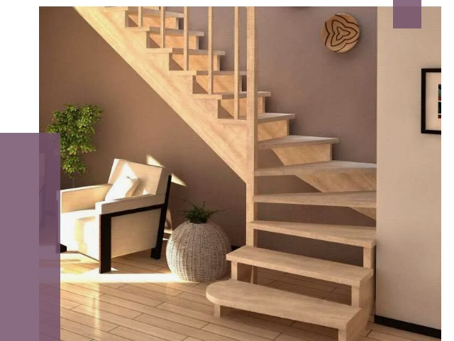 Изготовление Г-образных лестниц в Ногинске от 18742 руб. 