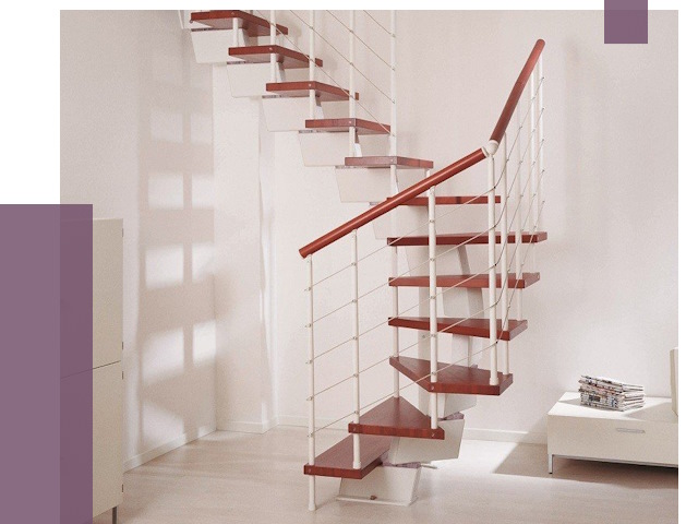 Изготовление лестниц на больцах в Ногинске от 9624 руб. | ПРОЛЁТ-Нгн