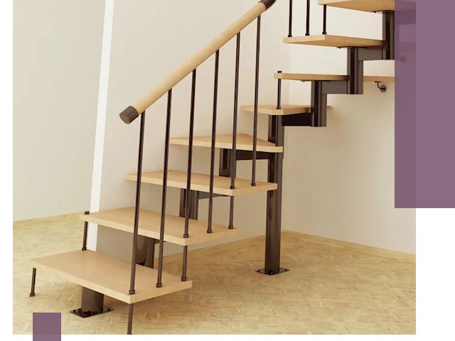 Монтаж лестниц на больцах в Ногинске — быстро и надежно