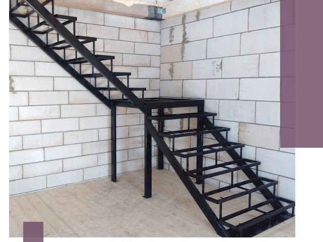 Лестницы на металлокаркасе под ключ в Ногинске — изготовление и монтаж