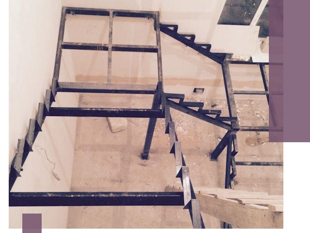 Монтаж лестниц на металлокаркасе в Ногинске быстро и качественно