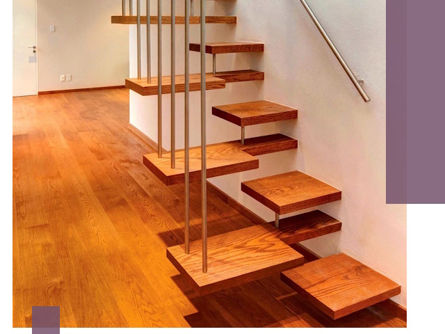 Лестницы «гусиный шаг» на заказ в Ногинске для узких пространств