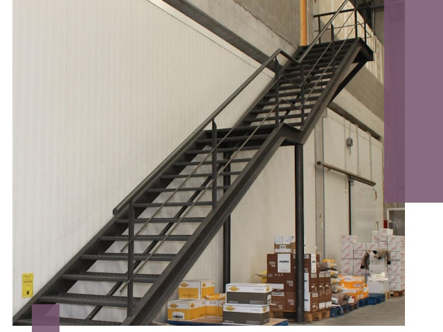 Лестницы для производства в Ногинске — изготовление и монтаж