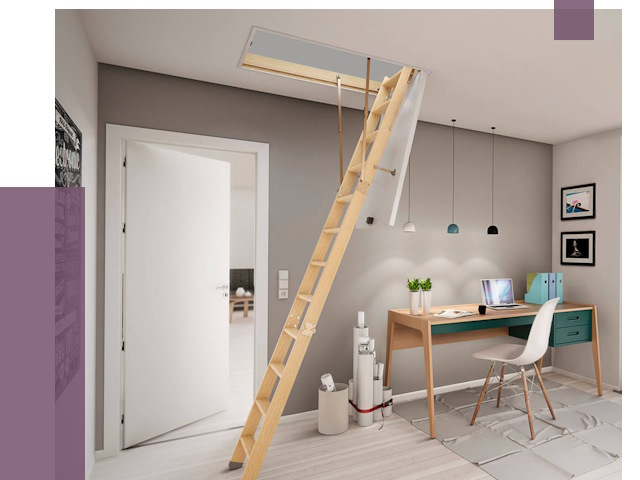 Чердачные лестницы в Ногинске — от 14437 руб. | ПРОЛЁТ-Нгн