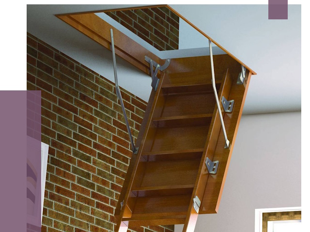 Установка чердачной лестницы в Ногинске от 7750 руб. | ПРОЛЁТ-Нгн