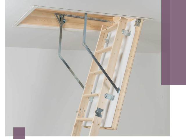 Установка чердачной лестницы под ключ в Ногинске