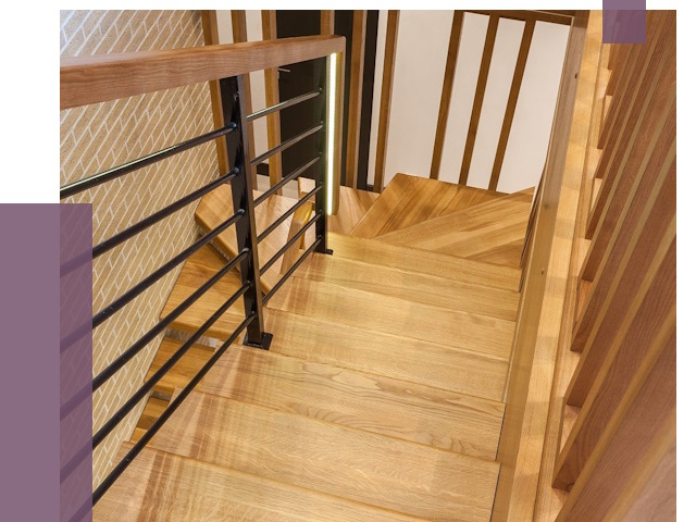 Лестницы из ясеня в Ногинске под ключ от 9928 руб. 