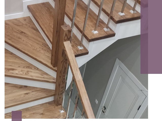 Обшивка металлических лестниц под ключ в Ногинске