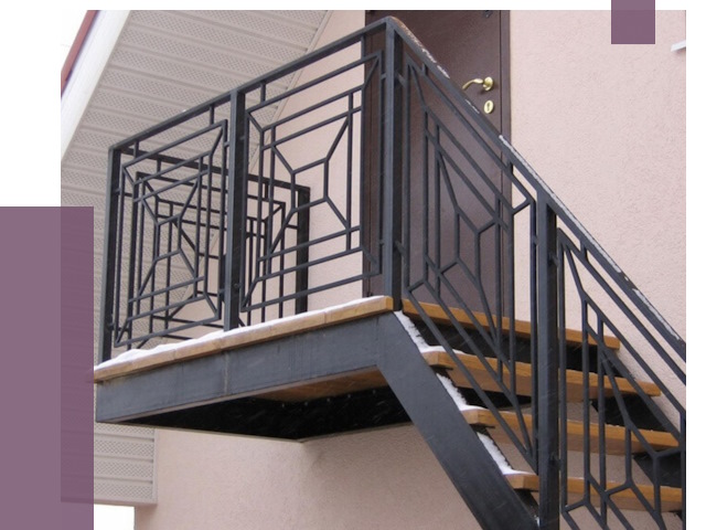 Металлические перила в Ногинске от 4255 руб.  | ПРОЛЁТ-Нгн