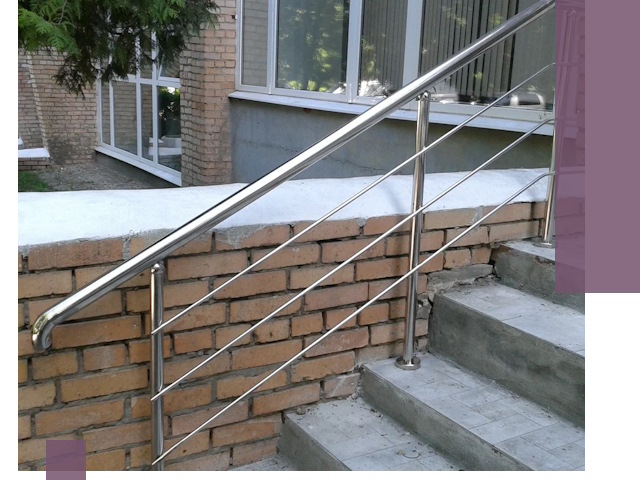 Перила из нержавеющей стали высокого качества в Ногинске