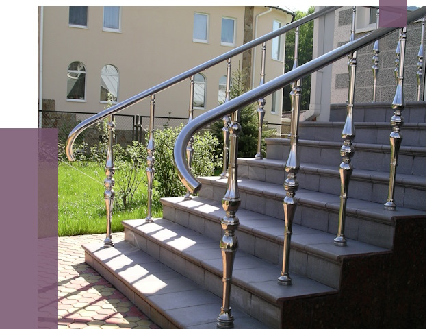 Перила для крыльца в Ногинске от 10638 руб. — монтаж ПРОЛЁТ-Нгн