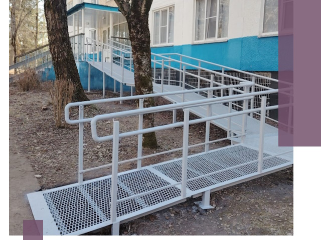 Пандусы под ключ в Ногинске: изготовление, монтаж и демонтаж