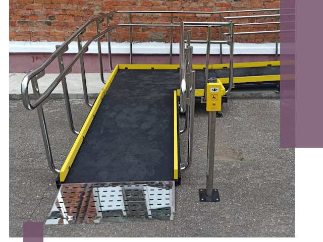 Изготовление наклонных пандусов для инвалидов в Ногинске