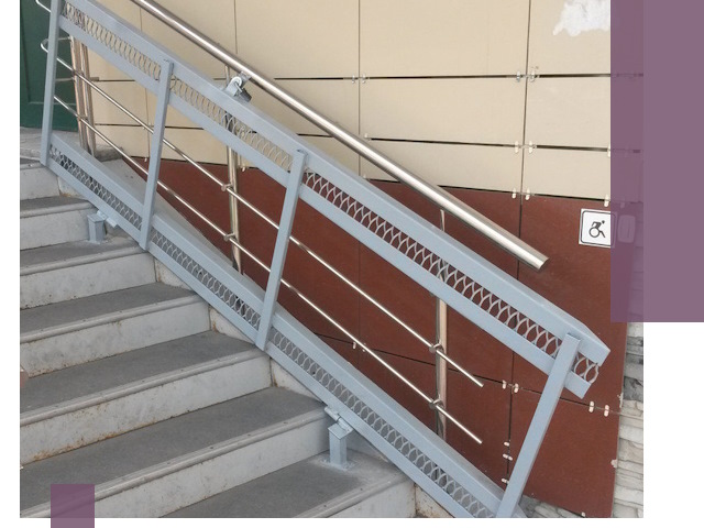 Изготовление откидных пандусов под ключ в Ногинске