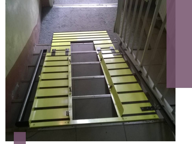 Профессиональный монтаж пандуса в подъезд в Ногинске