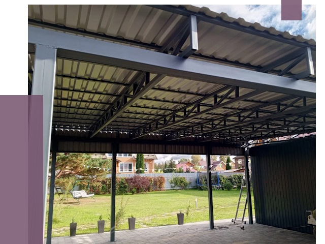 Монтаж навесов в Ногинске от 7294 руб. — установка навеса | ПРОЛЁТ-Нгн