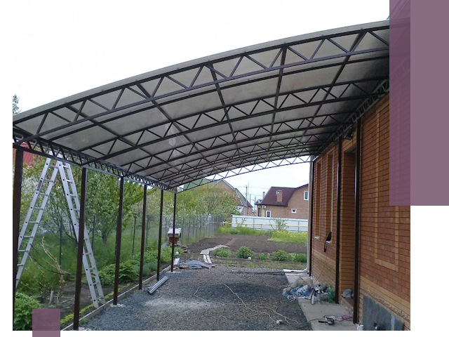 Профессиональный монтаж навесов под ключ в Ногинске