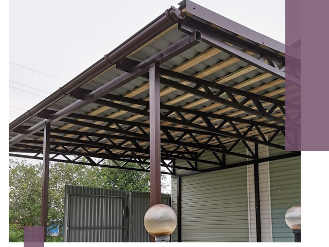 Навесы под ключ в Ногинске: изготовление, монтаж и гарантия