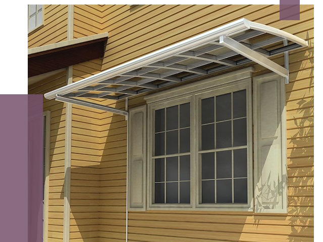Козырьки над окнами в Ногинске от 7548 руб. — монтаж, покупки | ПРОЛЁТ-Нгн