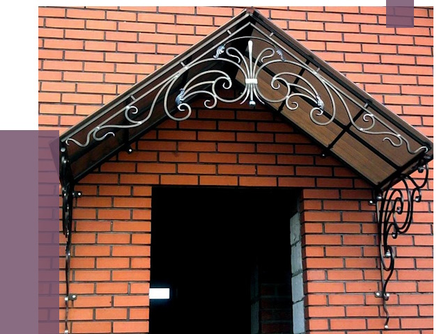 Металлические козырьки в Ногинске от 10587 руб. 