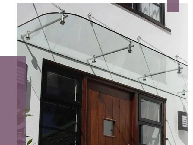 Стеклянные козырьки в Ногинске от 18742 руб. | ПРОЛЁТ-Нгн