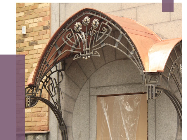 Арочные козырьки в Ногинске от 14437 руб. 