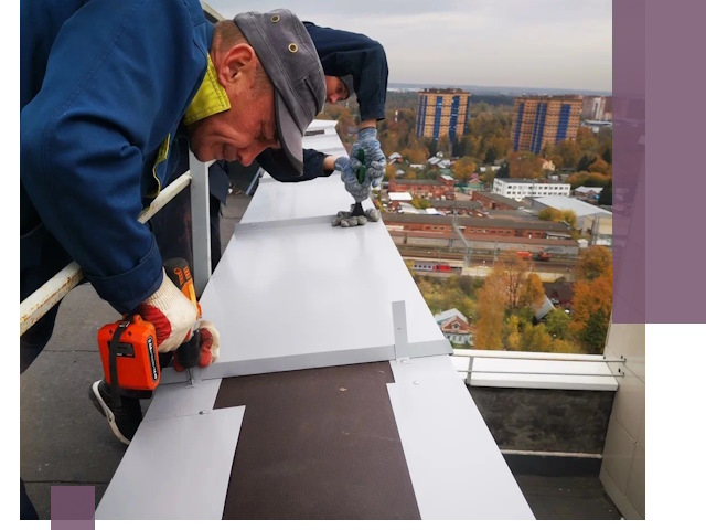 Монтаж парапетов в Ногинске — установка прочных металлических ограждений