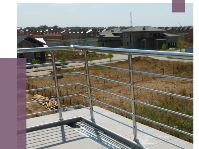 Парапеты из нержавеющей стали в Ногинске от 7902 руб. за м² | ПРОЛЁТ-Нгн