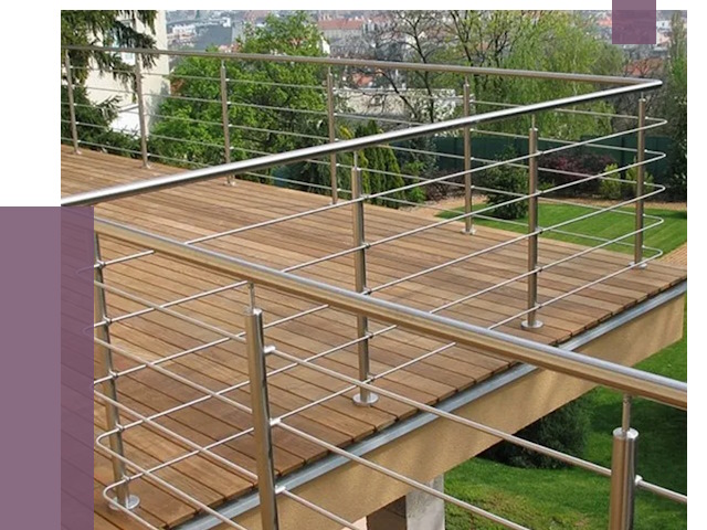 Алюминиевые парапеты в Ногинске под ключ от 7700 руб. 