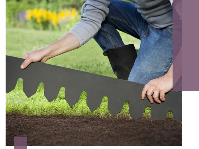 Металлические бордюры для газона в Ногинске — изготовление и монтаж