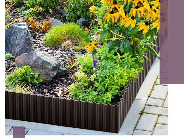 Металлические бордюры для клумб в Ногинске — производство и монтаж