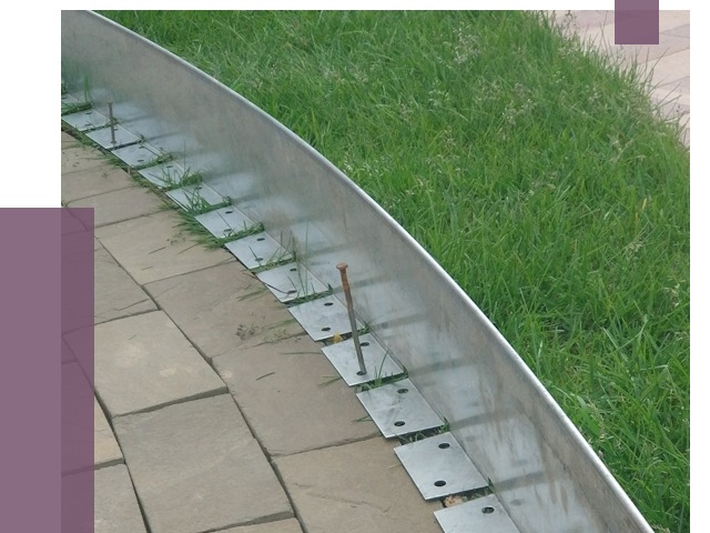 Металлические бордюры для тротуаров в Ногинске от 8611 руб.