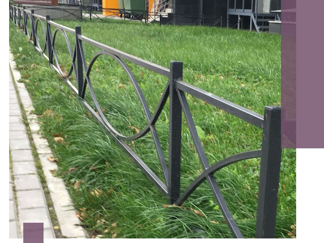 Газонные ограждения из металла в Ногинске — монтаж и продажа